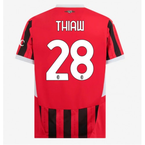 Dres AC Milan Malick Thiaw #28 Domaci 2024-25 Kratak Rukav